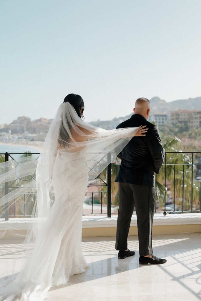 los cabos wedding first look