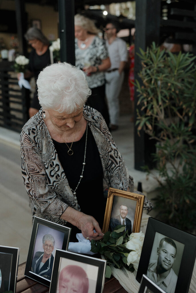 grandmother wedding photo