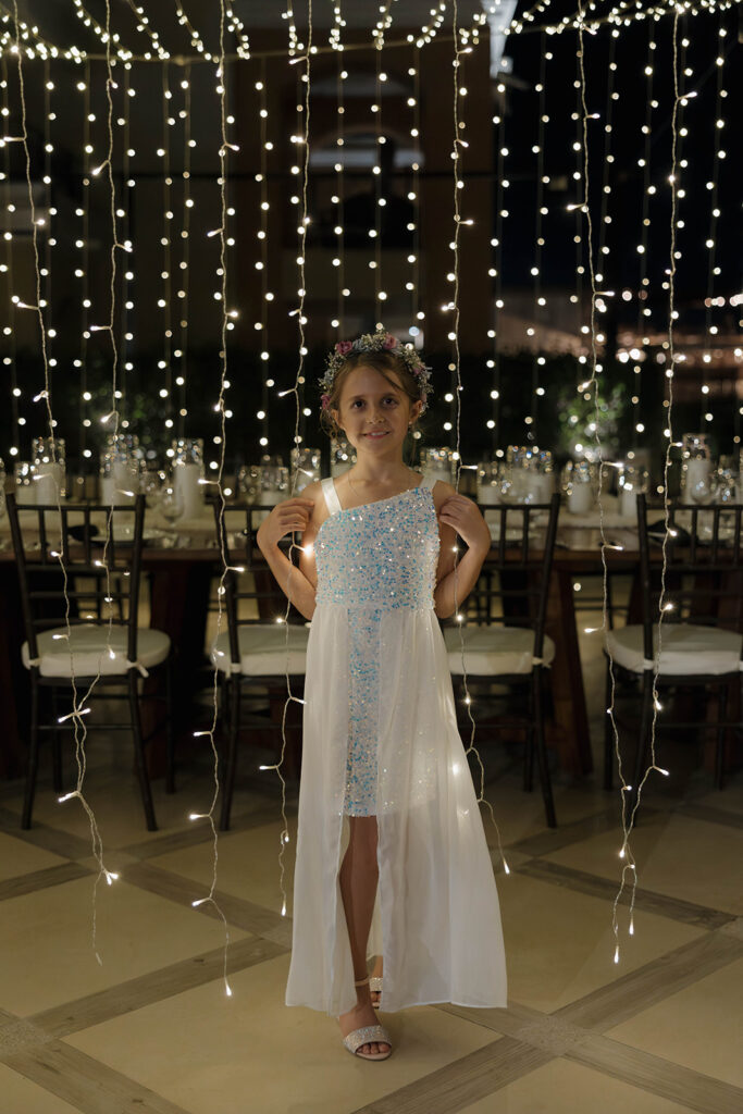 candlelit wedding reception on the beach